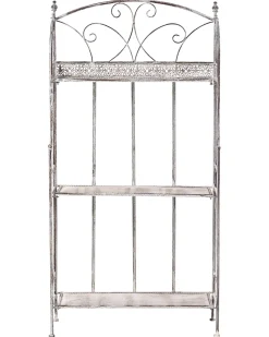 Regał VILLADOSE Metal 117 cm 60 cm Szary
