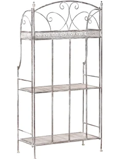 Regał VILLADOSE Metal 117 cm 60 cm Szary