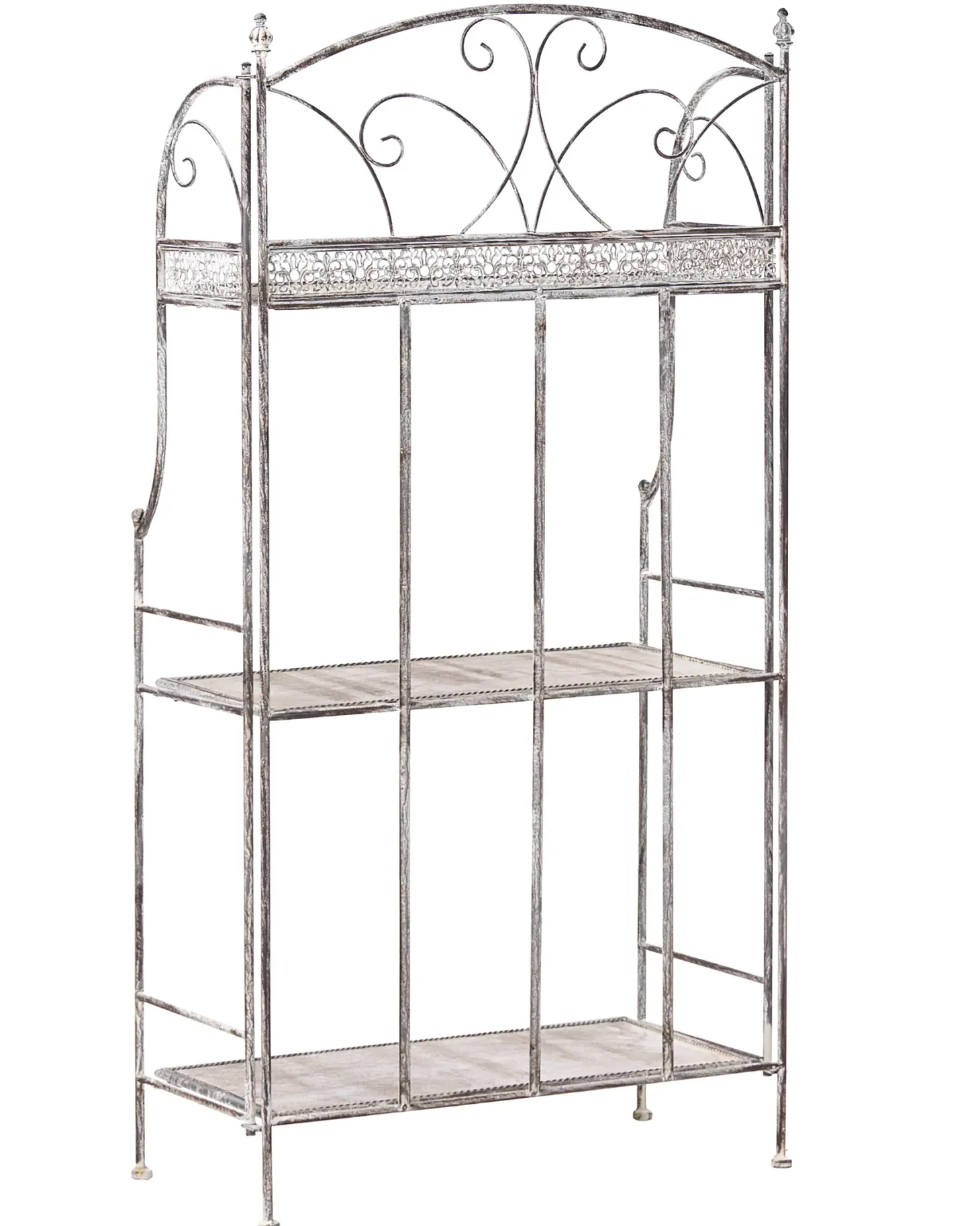 Regał VILLADOSE Metal 117 cm 60 cm Szary