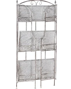 Regał VILLADOSE Metal 117 cm 60 cm Szary