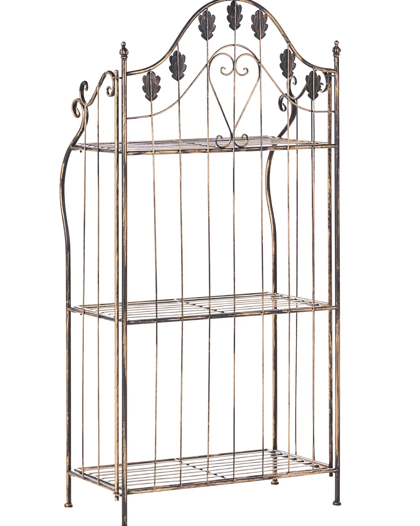 Regał VISANO Metal 123 cm 59 cm Czarny