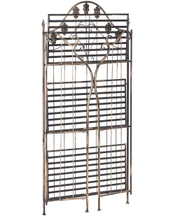 Regał VISANO Metal 123 cm 59 cm Czarny