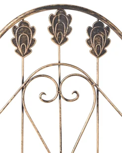 Regał VISANO Metal 123 cm 59 cm Czarny