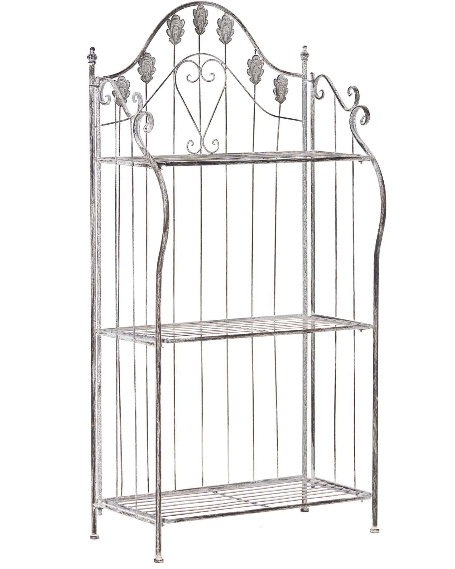Regał VISANO Metal 123 cm 59 cm Szary