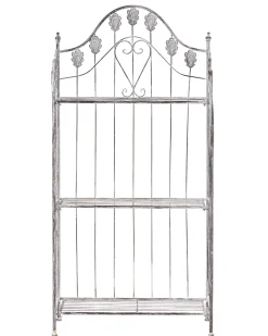 Regał VISANO Metal 123 cm 59 cm Szary