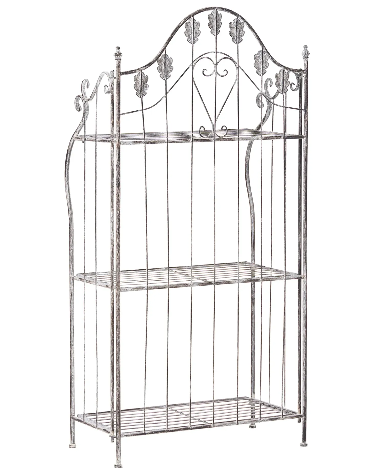 Regał VISANO Metal 123 cm 59 cm Szary