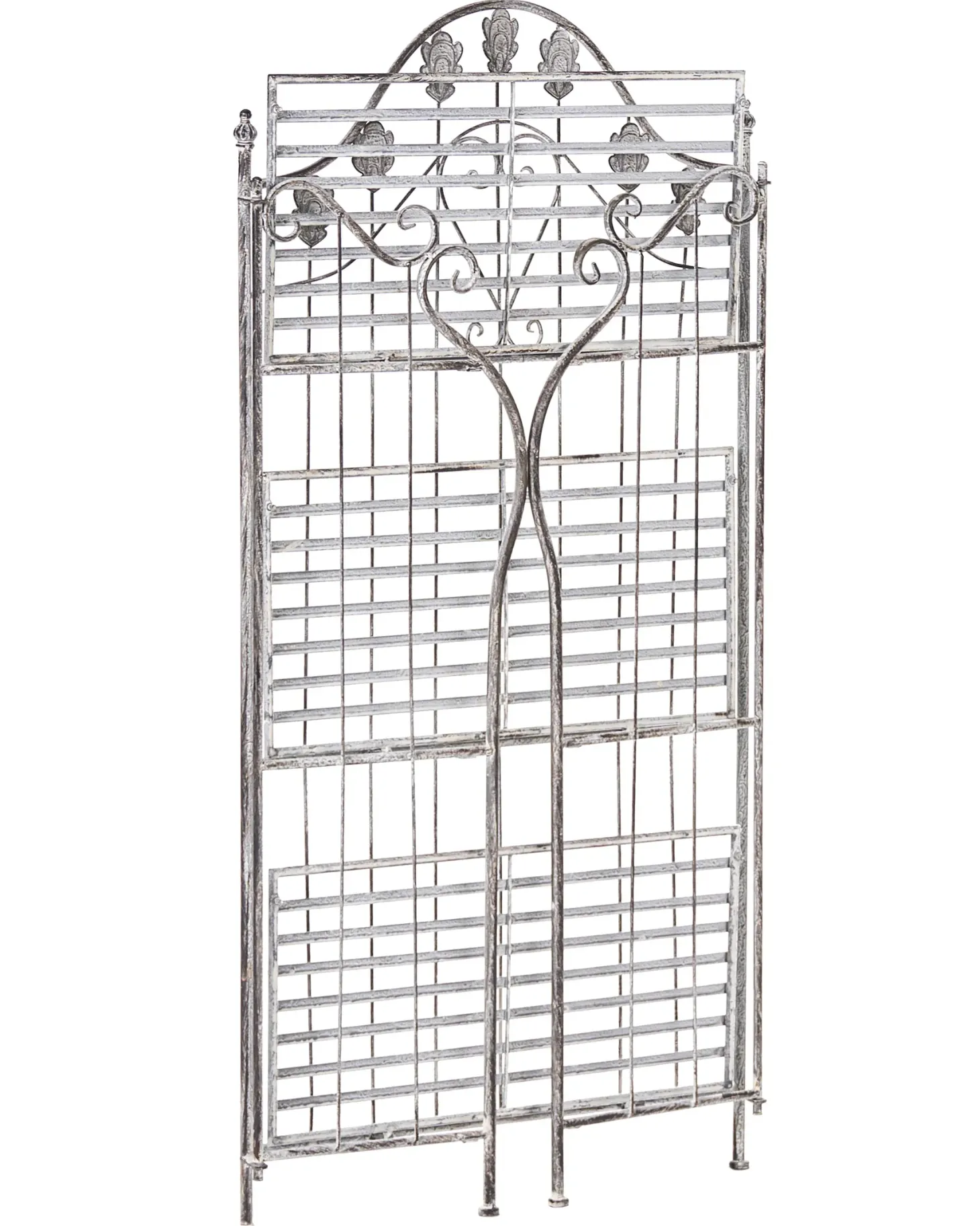 Regał VISANO Metal 123 cm 59 cm Szary