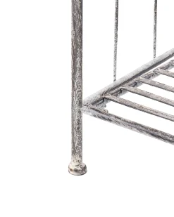 Regał VISANO Metal 123 cm 59 cm Szary