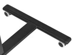 Sale Regulowany stolik pod laptopa ACADEMIA Ciemnobrązowy 65 cm 48 cm z kółkami Wszystkie Biurka|Biurka Z Regulacją Wysokości