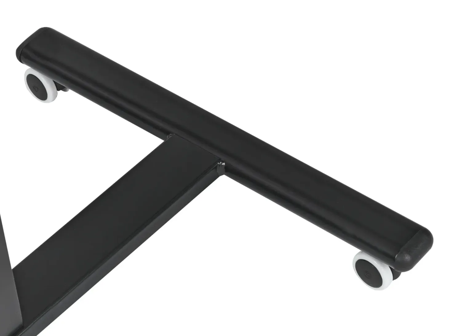 Sale Regulowany stolik pod laptopa ACADEMIA Ciemnobrązowy 65 cm 48 cm z kółkami Wszystkie Biurka|Biurka Z Regulacją Wysokości