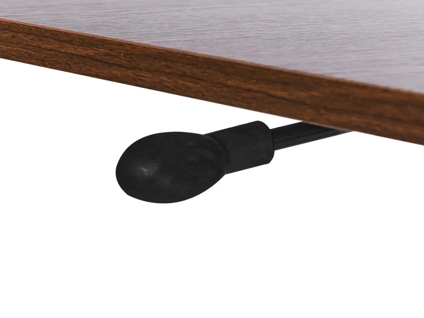 Sale Regulowany stolik pod laptopa ACADEMIA Ciemnobrązowy 65 cm 48 cm z kółkami Wszystkie Biurka|Biurka Z Regulacją Wysokości