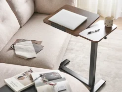 Hot Regulowany stolik pod laptopa SCHOLA Brązowy/ czarny 70 cm 40 cm Wszystkie Biurka|Biurka Z Regulacją Wysokości