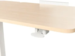 Outlet Regulowany stolik pod laptopa SCHOLA Jasny brąz/ biały 70 cm 40 cm Wszystkie Biurka|Biurka Z Regulacją Wysokości