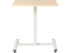 Discount Regulowany stolik pod laptopa ACADEMIA Jasny brąz/ biały 65 cm 48 cm Wszystkie Biurka|Biurka Z Regulacją Wysokości
