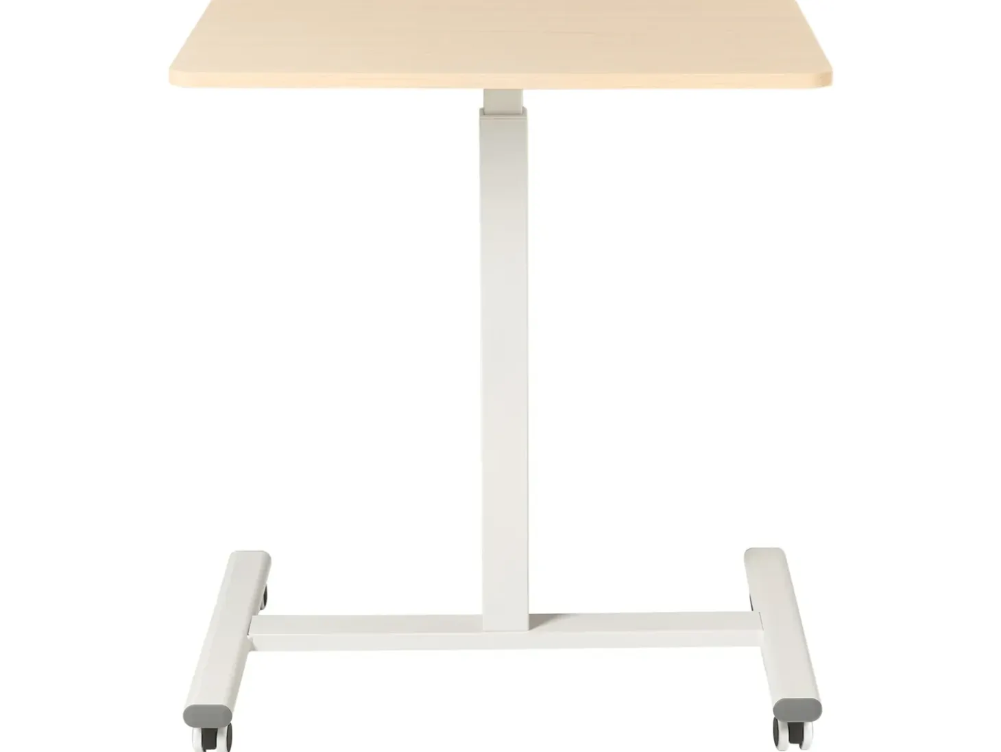 Discount Regulowany stolik pod laptopa ACADEMIA Jasny brąz/ biały 65 cm 48 cm Wszystkie Biurka|Biurka Z Regulacją Wysokości