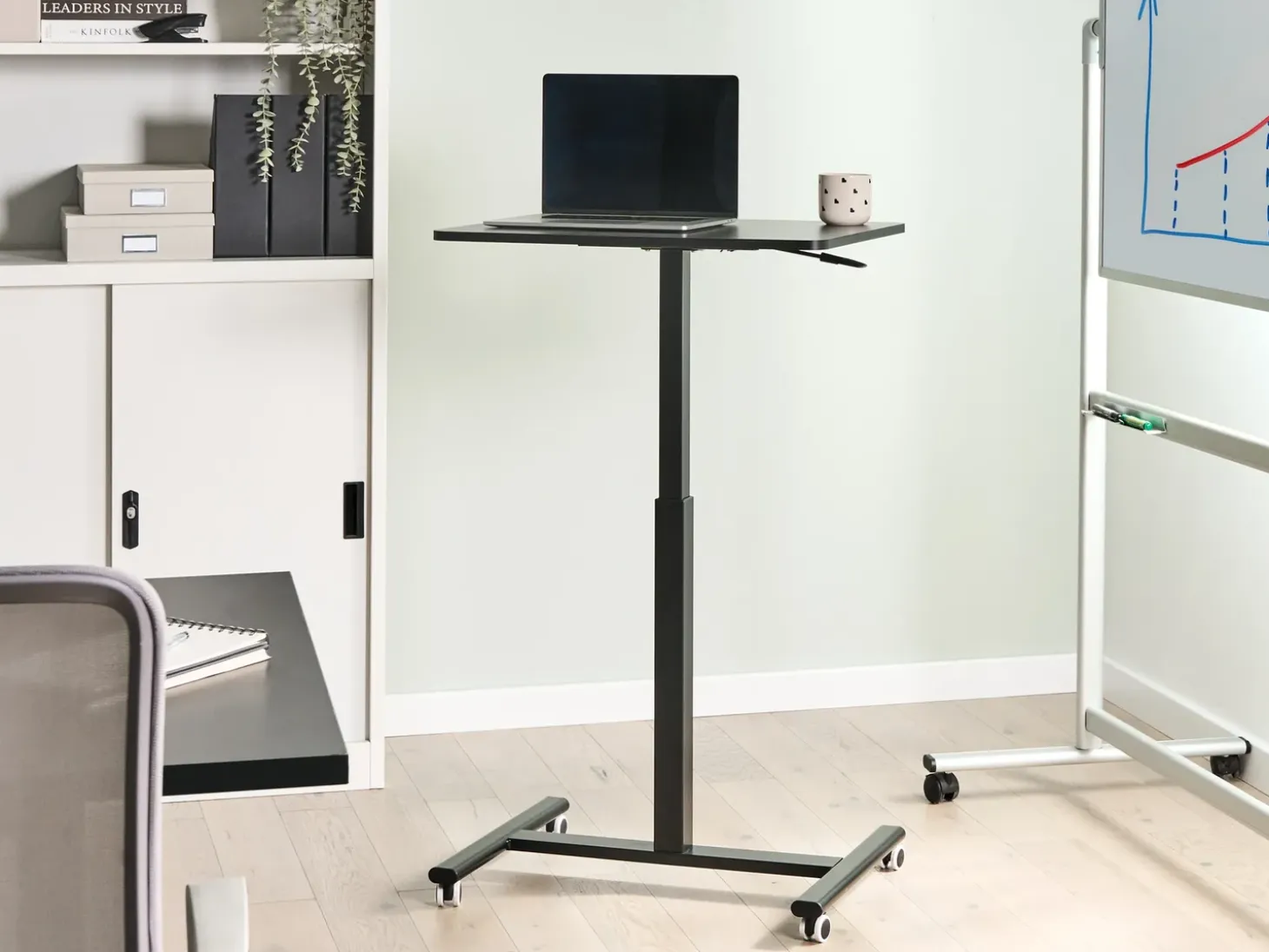 Sale Regulowany stolik pod laptopa ACADEMIA 65 cm 48 cm Wszystkie Biurka|Biurka Z Regulacją Wysokości