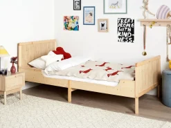 Online Rozsuwane łóżko dziecięce Drewno sosnowe MONTIGNY 90 x 200 cm Jasno Dzieci Łóżka Drewniane|Wszystkie Meble I Akcesoria Dziecięce