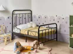 Discount Rozsuwane łóżko dziecięce Metal ANAIS 90 x 200 cm Dzieci Łóżka Metalowe|Wszystkie Meble I Akcesoria Dziecięce