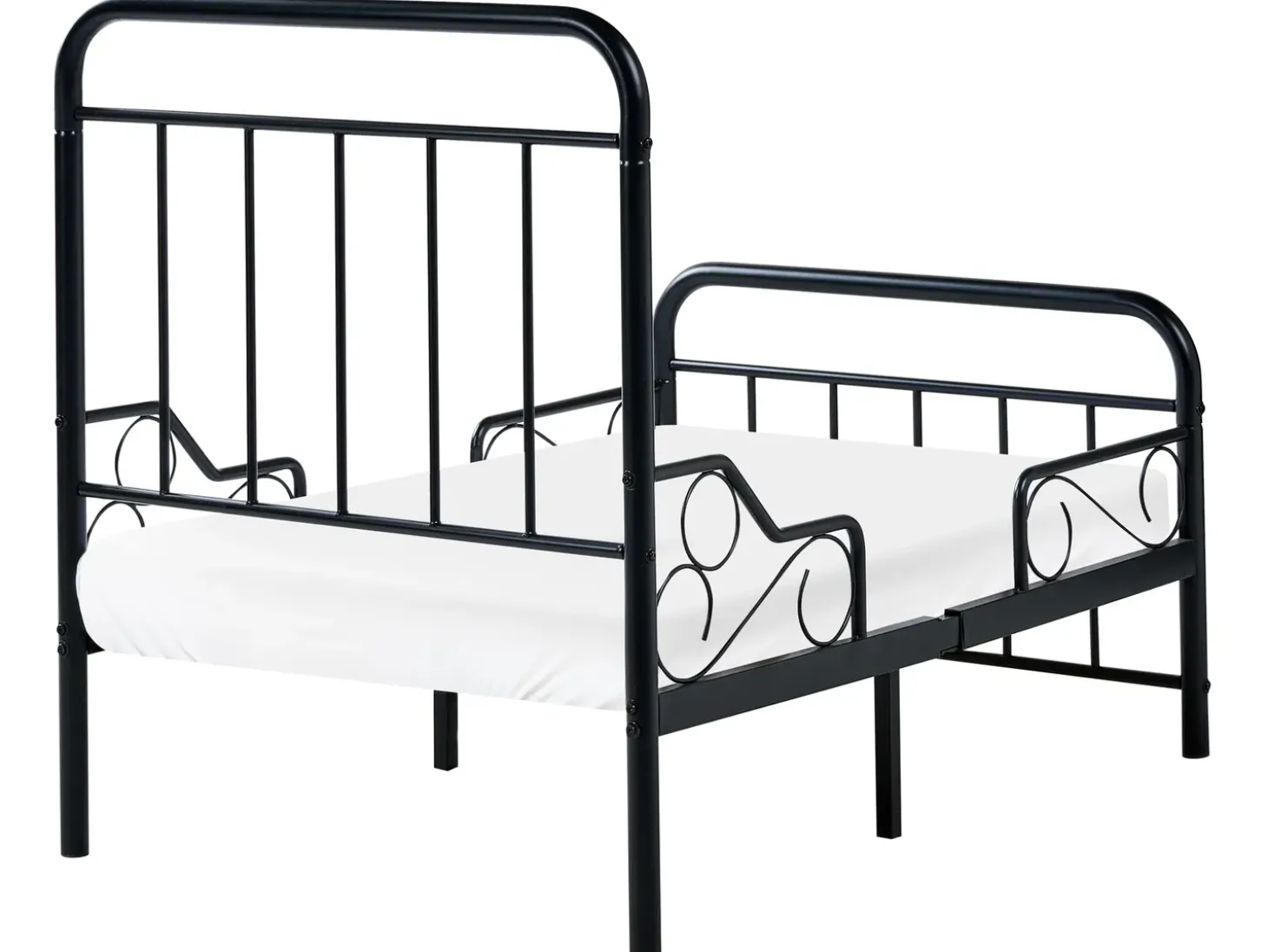 Discount Rozsuwane łóżko dziecięce Metal ANAIS 90 x 200 cm Dzieci Łóżka Metalowe|Wszystkie Meble I Akcesoria Dziecięce