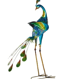 Rzeźba ogrodowa PEACOCK Niebieski