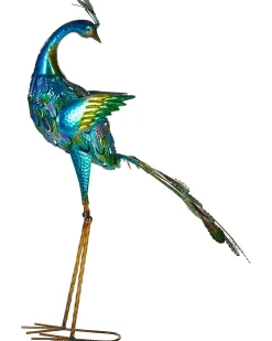 Rzeźba ogrodowa PEACOCK Niebieski