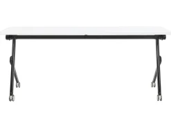 Clearance Składane biurko BENDI Biały 60 cm z kółkami Wszystkie Biurka|Biurka Składane