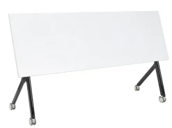 Clearance Składane biurko BENDI Biały 60 cm z kółkami Wszystkie Biurka|Biurka Składane