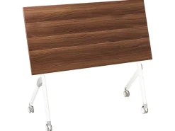 Outlet Składane biurko BENDI Ciemnobrązowy 60 cm Wszystkie Biurka|Biurka Składane