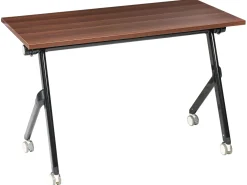 Hot Składane biurko BENDI Ciemnobrązowy 60 cm Wszystkie Biurka|Biurka Składane