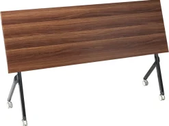 Outlet BENDI Ciemnobrązowy 180 cm 60 cm Wszystkie Biurka|Biurka Składane