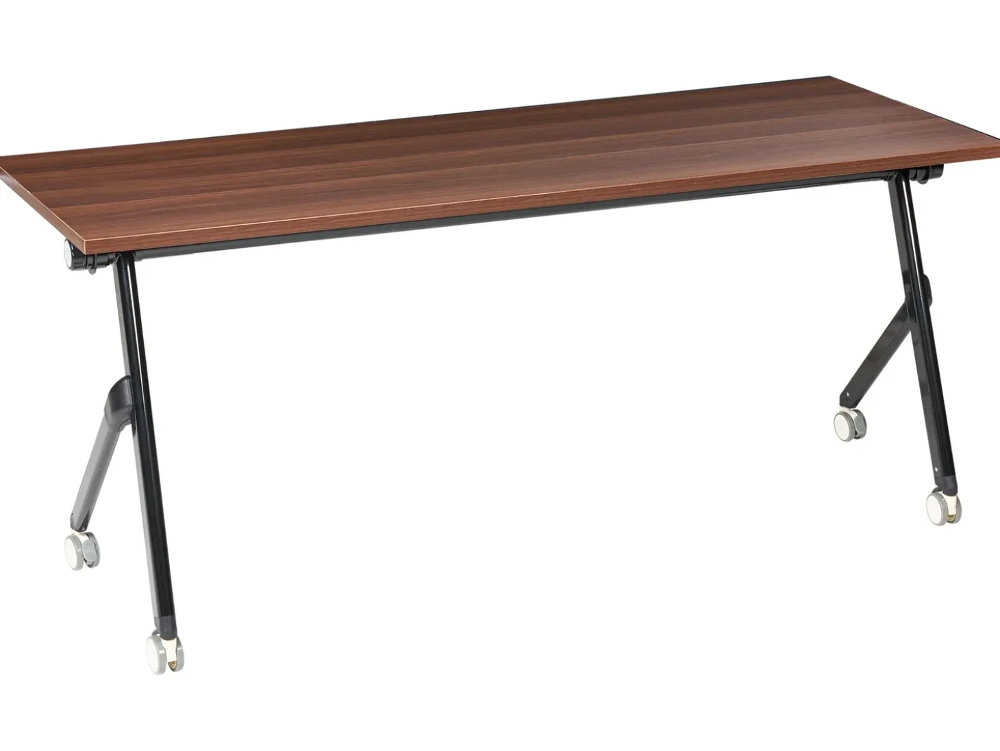 Outlet BENDI Ciemnobrązowy 180 cm 60 cm Wszystkie Biurka|Biurka Składane