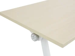 Outlet BENDI Jasnobrązowy 180 cm 60 cm z kółkami Wszystkie Biurka|Biurka Składane