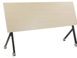 Składane biurko BENDI Jasnobrązowy 60 cm z kółkami Wszystkie Biurka|Biurka Składane