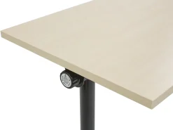 Hot Składane biurko CAVI Jasnobrązowy 60 cm z kółkami Wszystkie Biurka|Biurka Składane