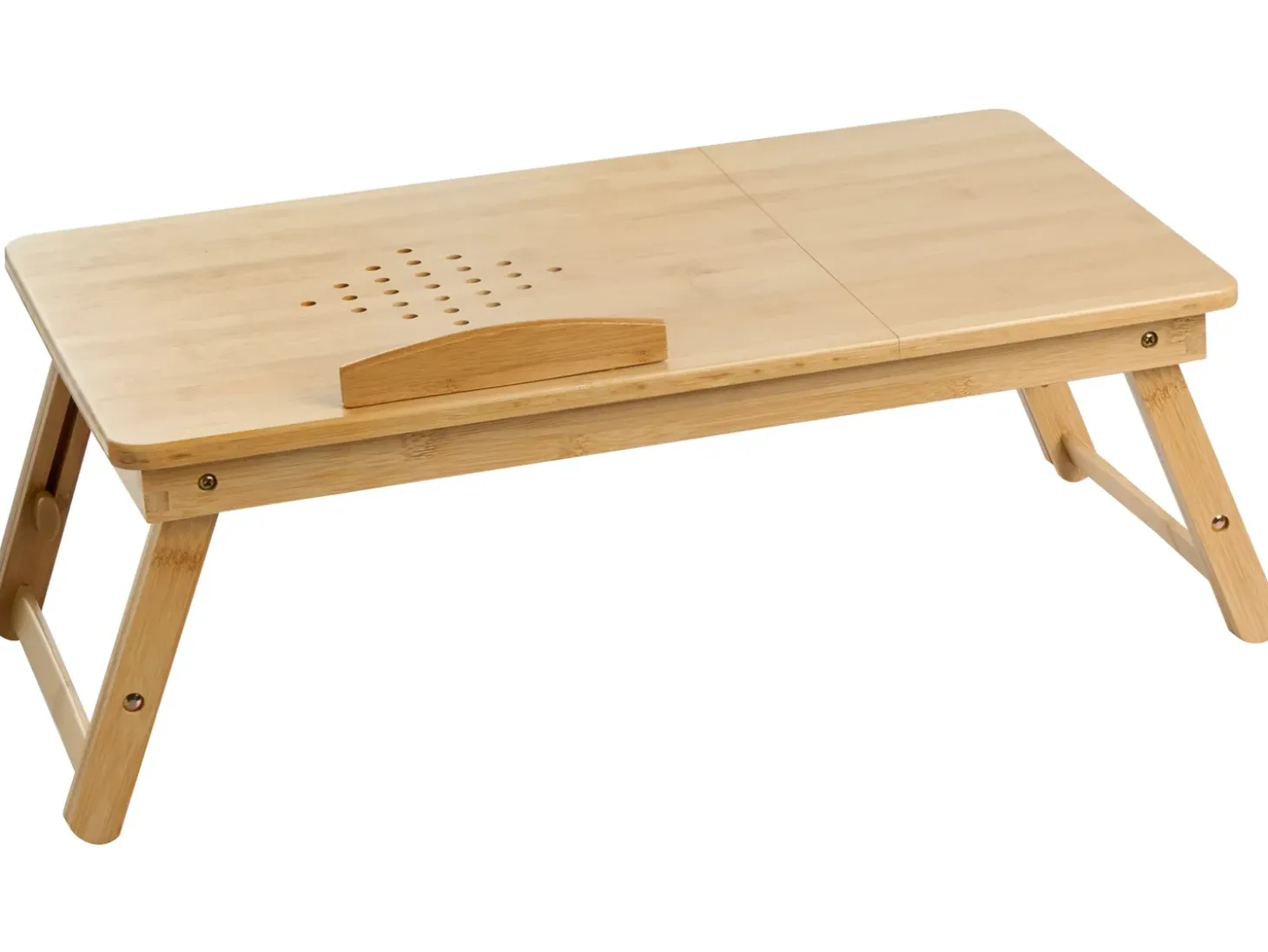 Outlet Składany stolik pod laptopa ORGE Jasno 57 cm 35 cm Wszystkie Biurka|Biurka Składane