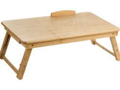 Outlet Składany stolik pod laptopa ORGE Jasno 57 cm 35 cm Wszystkie Biurka|Biurka Składane