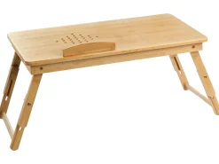 Outlet Składany stolik pod laptopa ORGE Jasno 57 cm 35 cm Wszystkie Biurka|Biurka Składane