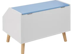 New Skrzynia na zabawki CASPER 43 cm Niebieski Dzieci Szafki I Komody|Szafki I Komody