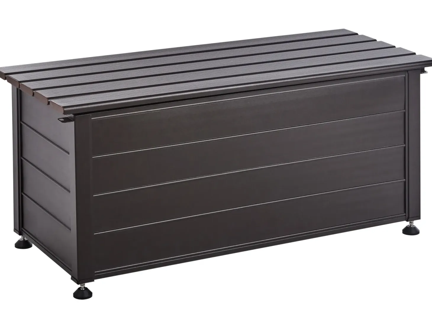 Skrzynia ogrodowa CAMPALTO 113 cm 50 cm Ciemnobrązowy