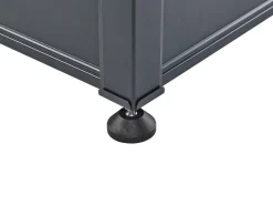 Skrzynia ogrodowa CAMPALTO 123 cm 60 cm Ciemnoszary