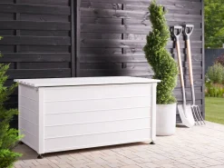 Skrzynia ogrodowa CAMPALTO 123 cm 60 cm Biały