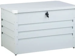 Skrzynia ogrodowa CEBROSA 100 cm 62 cm Jasnoszary