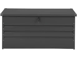 Skrzynia ogrodowa CEBROSA 132 cm 62 cm Grafitowy
