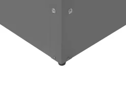 Skrzynia ogrodowa CEBROSA 132 cm 62 cm Szary