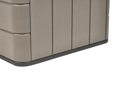Skrzynia ogrodowa MILIES 116 cm 60 cm Brązowy