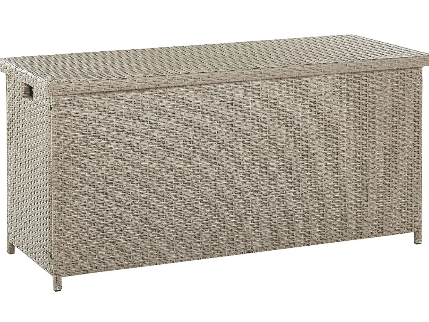 Skrzynia ogrodowa MODENA 126 cm 46 cm Beżowoszary