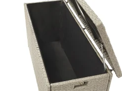 Skrzynia ogrodowa MODENA 126 cm 46 cm Beżowoszary