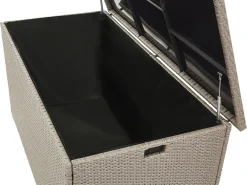 Skrzynia ogrodowa MODENA 155 cm 75 cm Beżowoszary