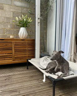 Skrzynia ogrodowa RIVIERA 130 cm 48 cm Jasnobrązowy