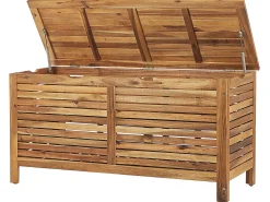 Skrzynia ogrodowa RIVIERA 130 cm 48 cm Jasnobrązowy